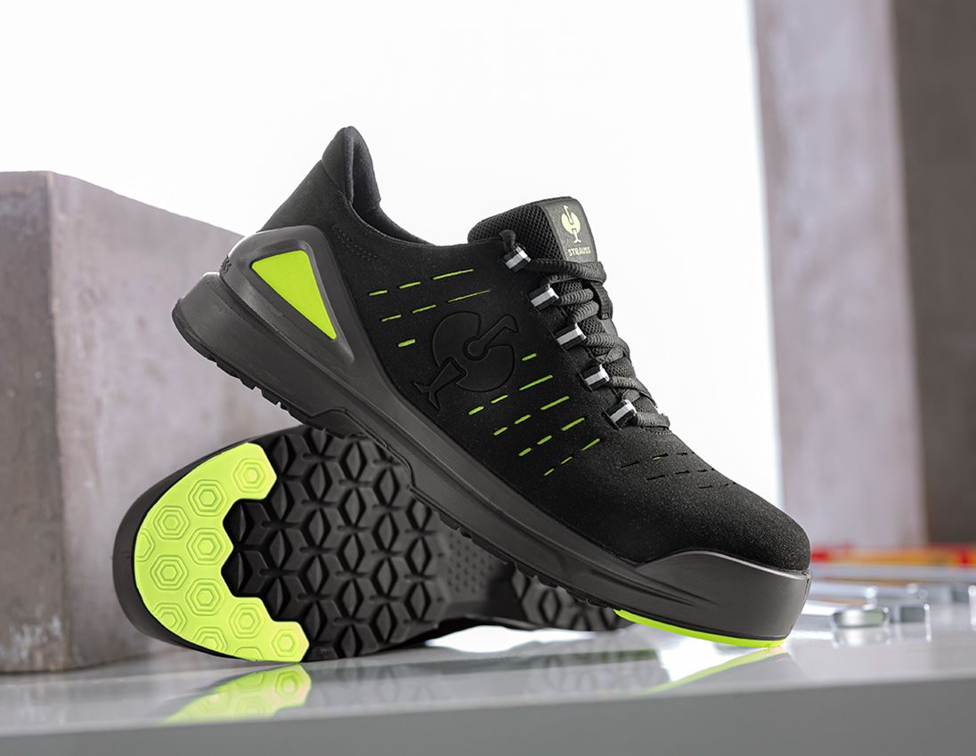 S1: S1 Chaussures basses de sécurité e.s. Zembra + noir/jaune fluo