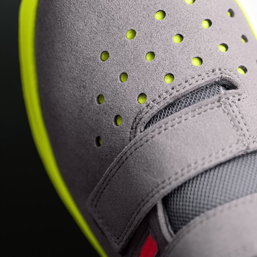 S1P	: S1P Sandales de sécurité e.s. Banco + gris perle/jaune fluo 2