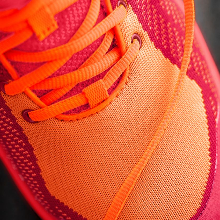 S1: S1 Sicherheitshalbschuhe e.s. Tarvos II + warnorange/rot 2