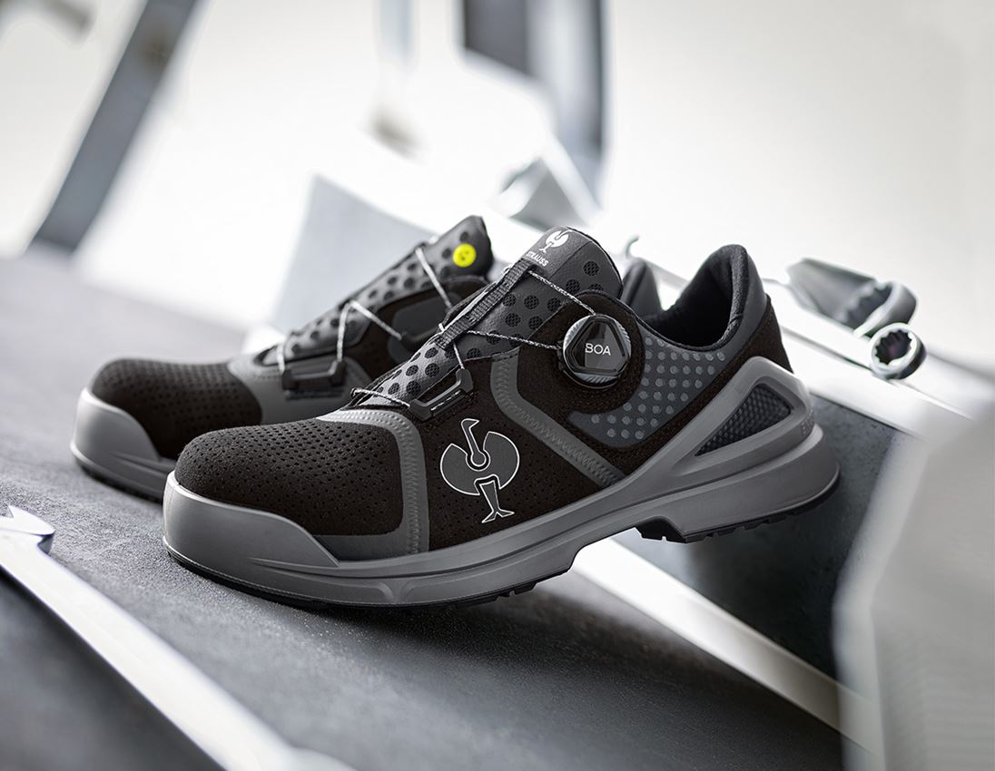 S1: S1 Chaussures basses de sécurité e.s. Mareb + noir/anthracite