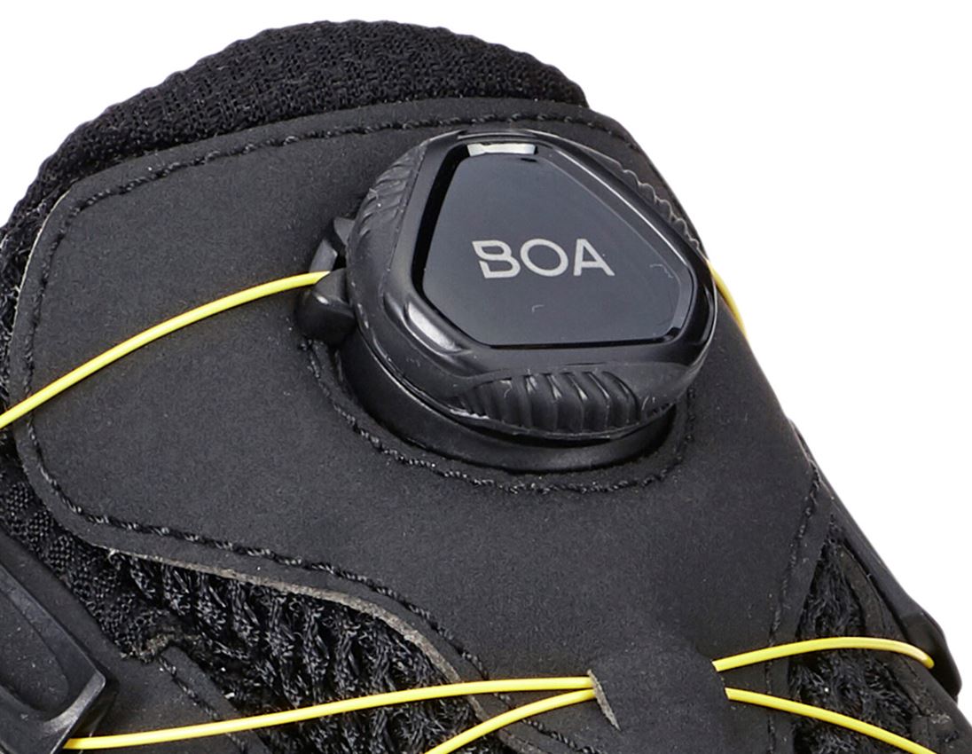 Magasinier spécialisé: S1 Chaussures basses de sécurité e.s. Nakuru low + noir/jaune acide 2