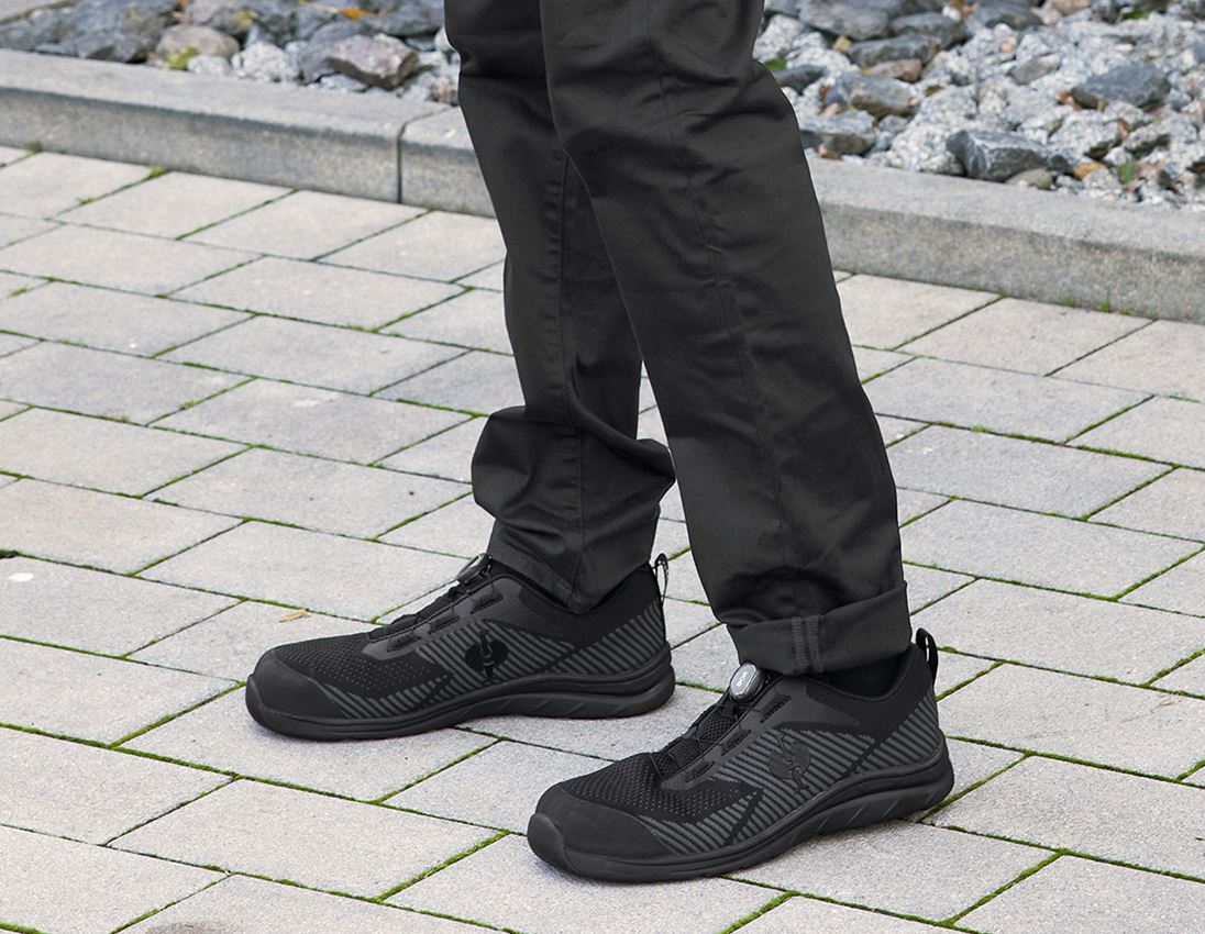 S1: S1 Sicherheitshalbschuhe e.s. Tegmen IV low + schwarz/graphit 1