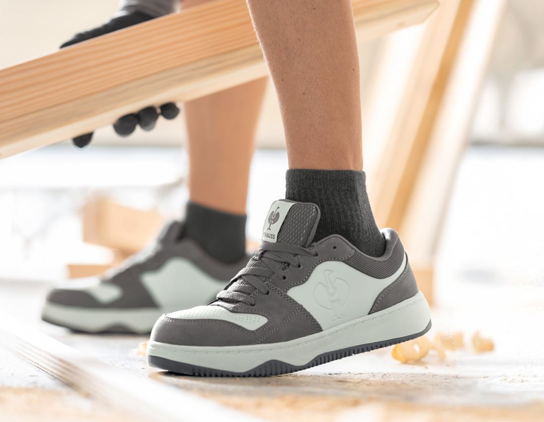 Médicales: S1 Chaussures basses de sécurité e.s.Eindhoven low + gris carbone/gris clair 1
