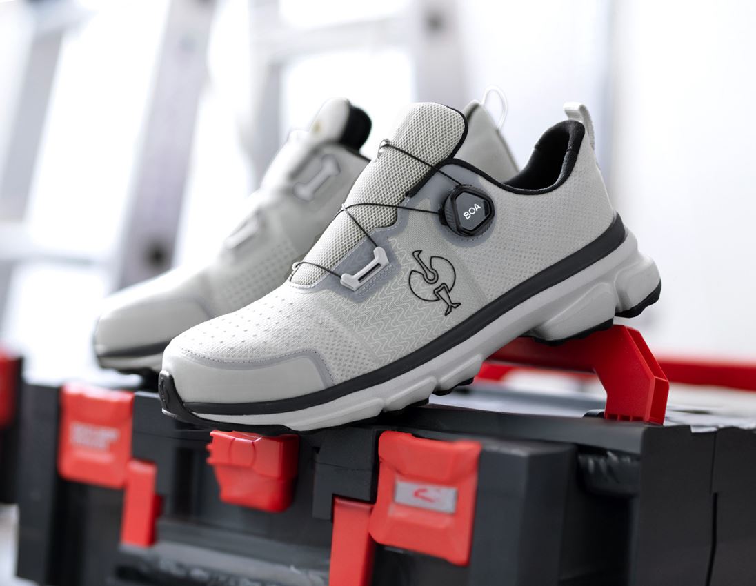 S1: S1 Sicherheitshalbschuhe e.s. Triest low + silber 1