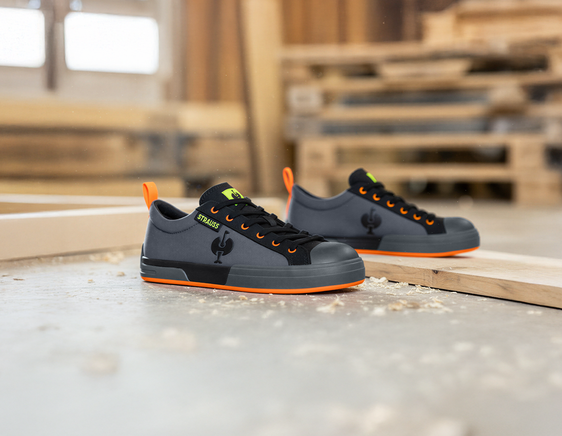 S1: S1 Safety shoes e.s. Yatala low + anthracite/high-vis orange