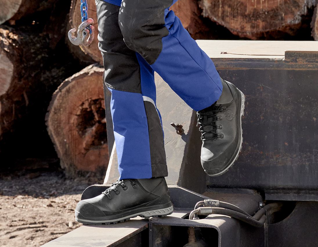 S2: e.s. S2 Chaussures de sécurité de forestier Triton + noir 1