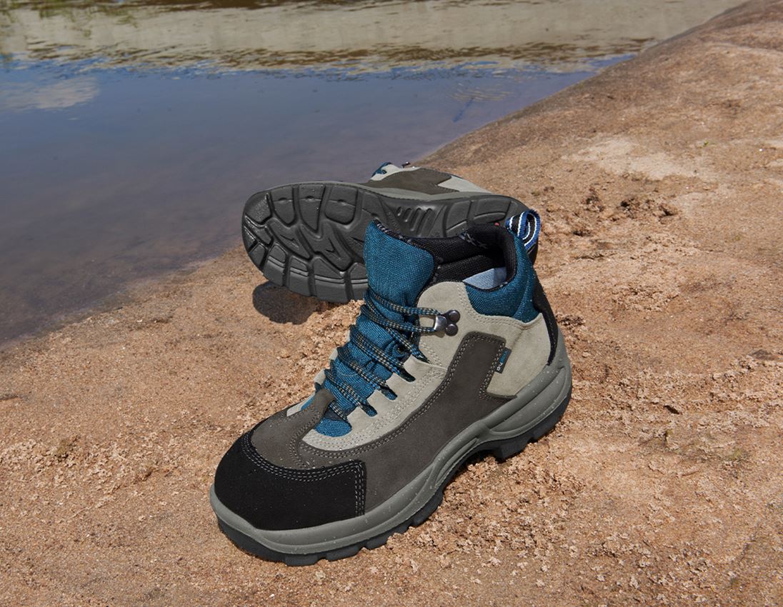 S3: S3 Chaussures hautes de sécurité Obertsdorf + gris/marine/noir