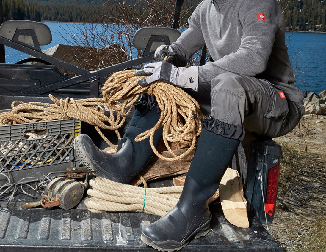 Gants d’hiver: S5 Bottes de sécurité en néoprène e.s. Kore x-high + graphite/noir 1
