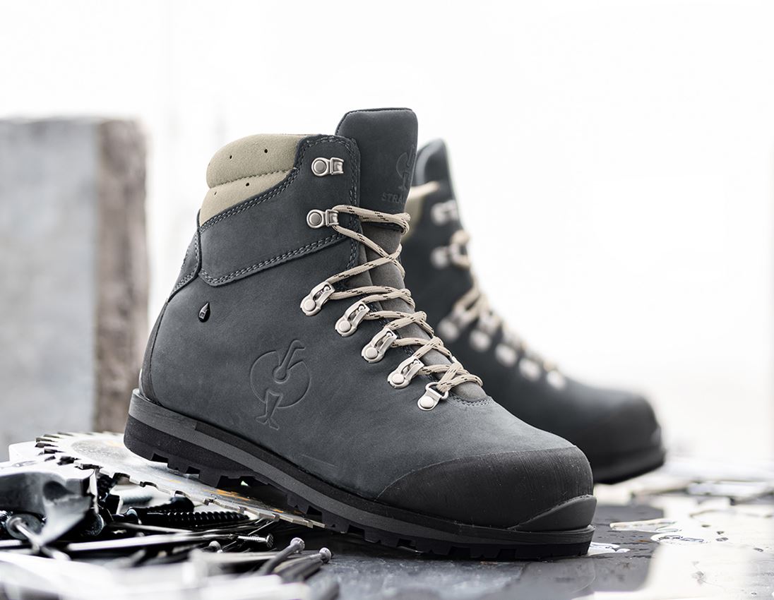 S7: S7L Chaussures de sécurité  e.s. Alrakis II mid + gris carbone/gris dauphin