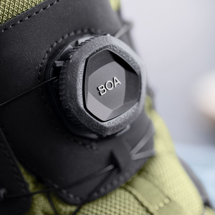 S7: S7 Chaussures hautes de sécurité e.s. Murcia mid + noir/vert montagne 2