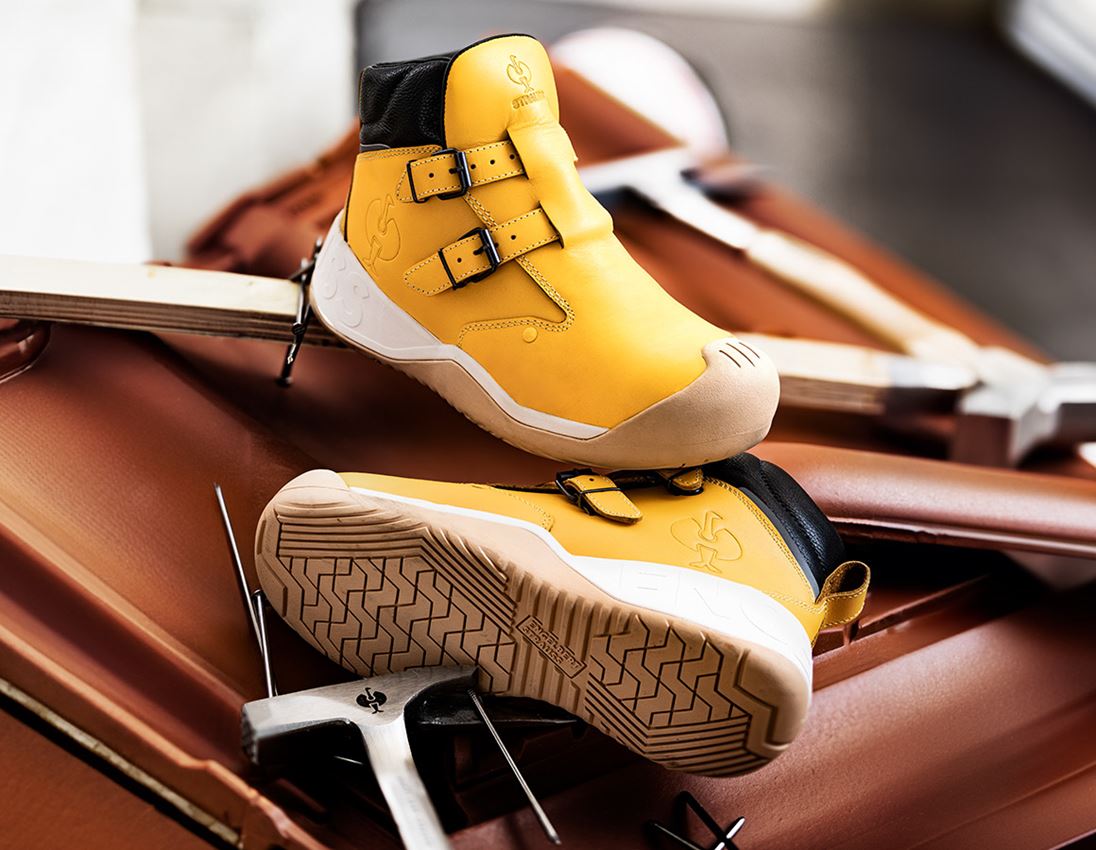 Schuhe: S3 Dachdecker-Sicherheitsschuhe e.s. Erlangen + ocker 1