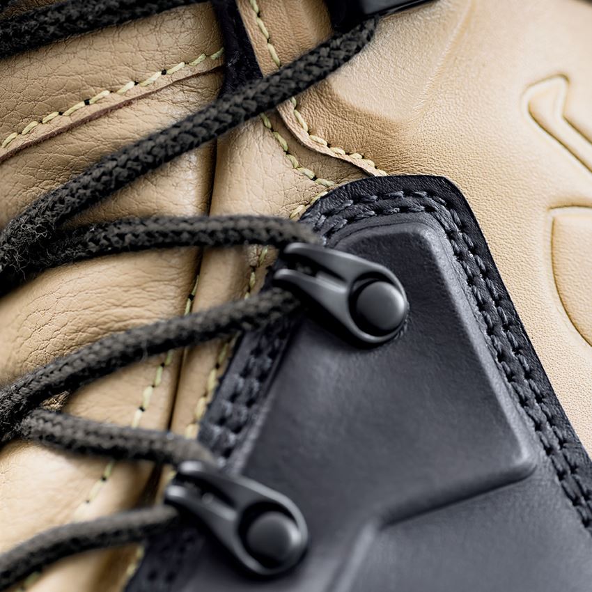 S3: S3 Chaussures de couvreur /bétonneur e.s. Bayreuth + taupe/noir/lime 2