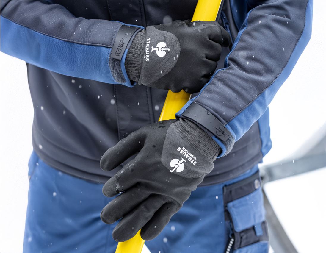 Personal Protection: e.s. Nitrile gloves evertouch cold protection set 2