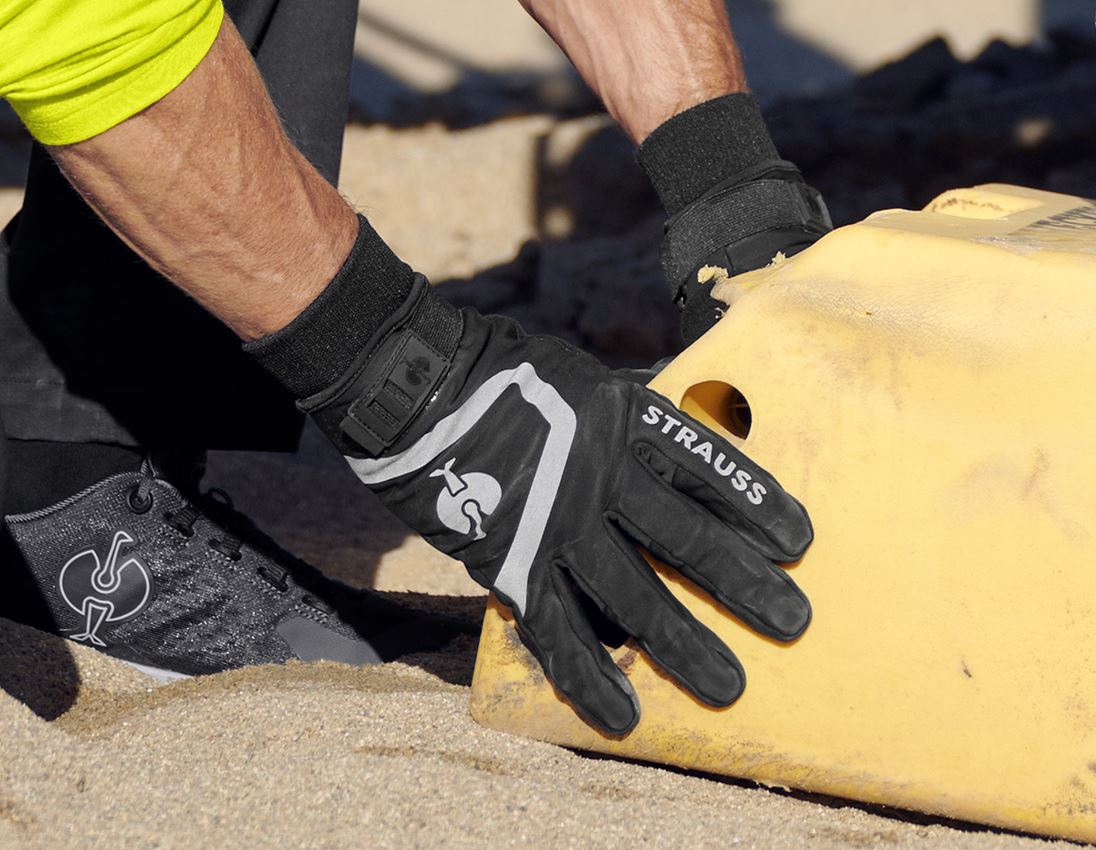 Hybrid: Gloves e.s.trail winter + black/basaltgrey 4