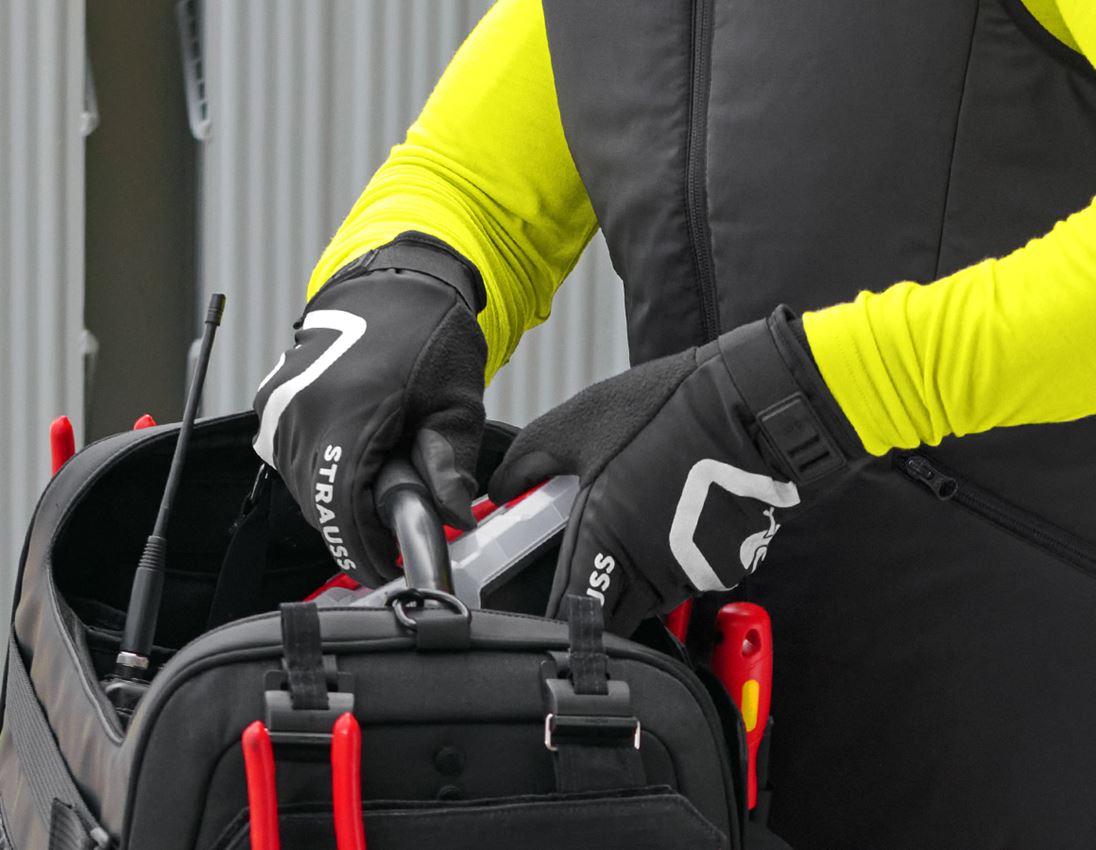 Hybrid: Gloves e.s.trail winter + black/basaltgrey 3