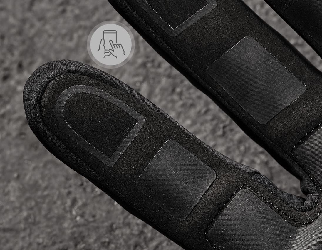 Hybrid: Gloves e.s.trail winter + black/basaltgrey 6