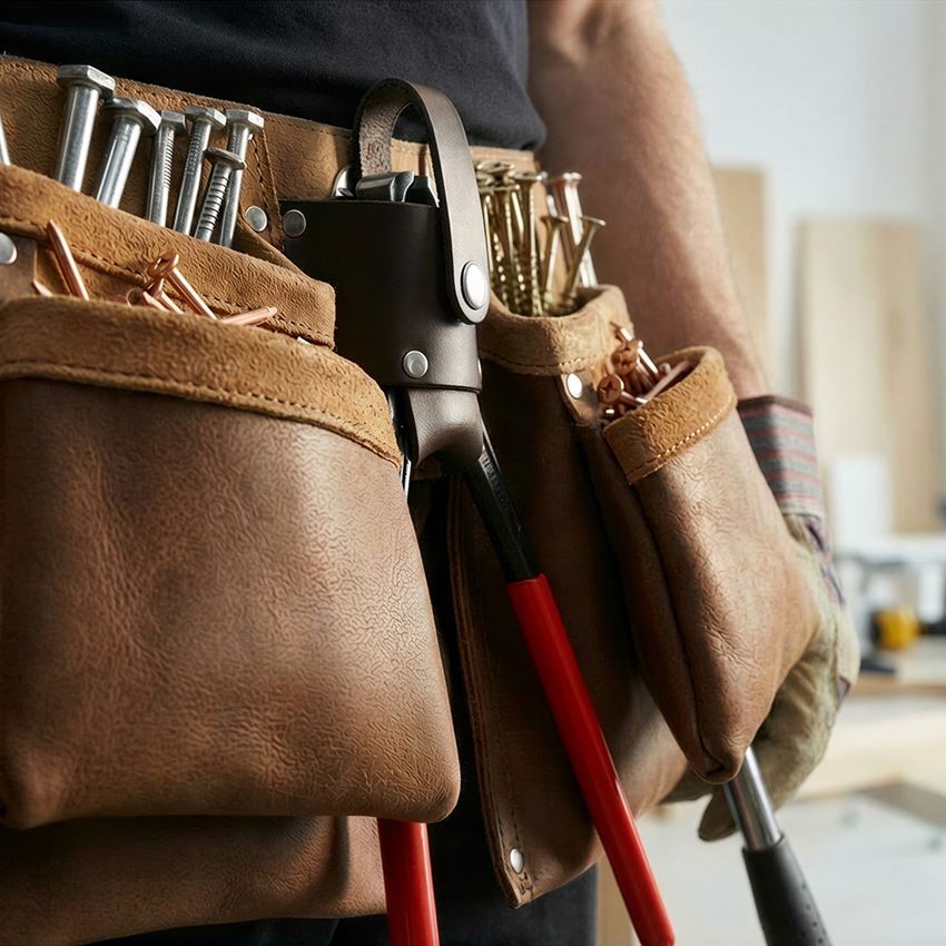 Tool bags: Tool apron, brown + brown 2