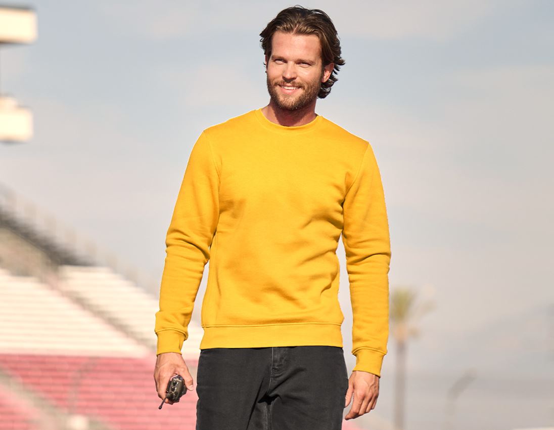 Themen: e.s. Sweatshirt poly cotton + gelb