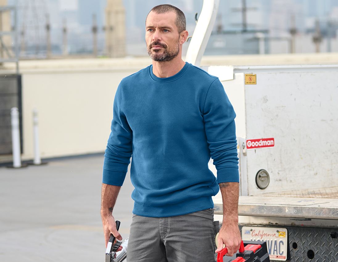 Topics: e.s. Sweatshirt poly cotton + atoll