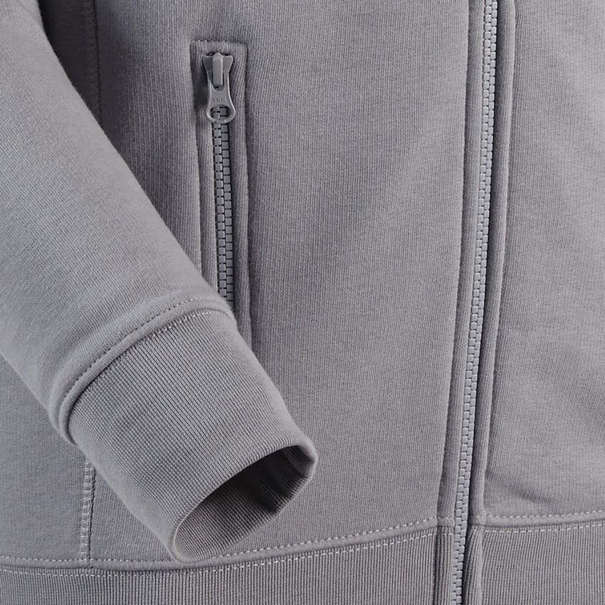 Shirts & Co.: e.s. Sweatjacke poly cotton + platin 2