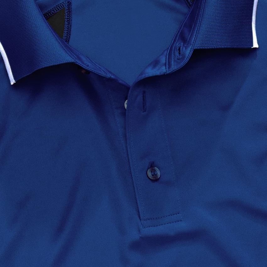 Shirts, Pullover & more: e.s. Functional polo-shirt poly Silverfresh + royal/black 2