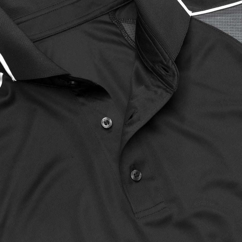 Hauts: e.s. Polo-shirt fonctionnel poly Silverfresh + graphite/ciment 2