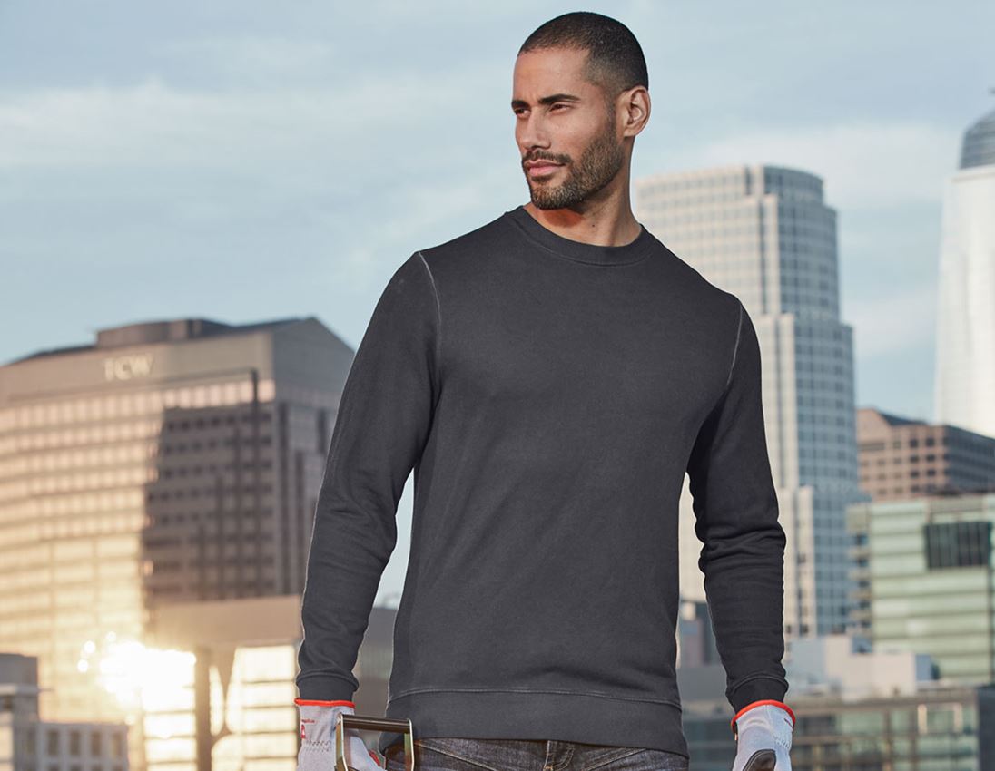 Topics: e.s. Sweatshirt vintage poly cotton + oxidblack vintage