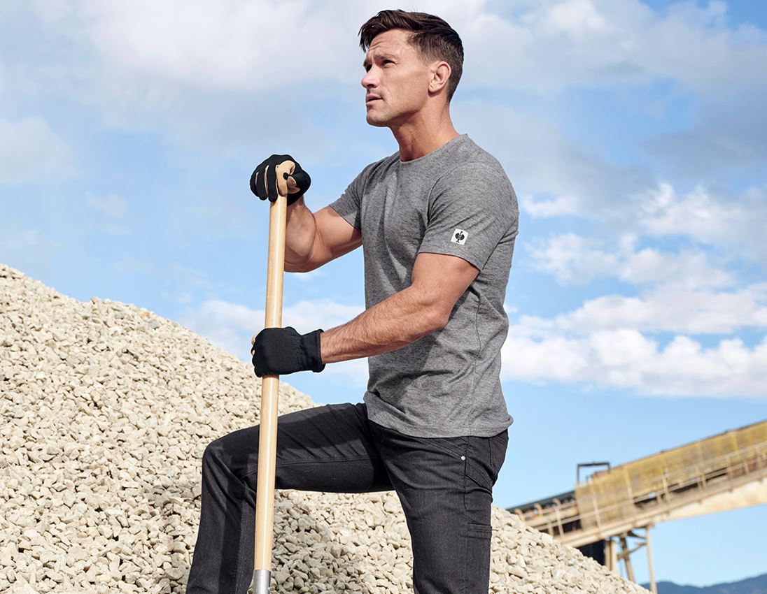 Shirts, Pullover & more: T-Shirt e.s.vintage + black melange 1