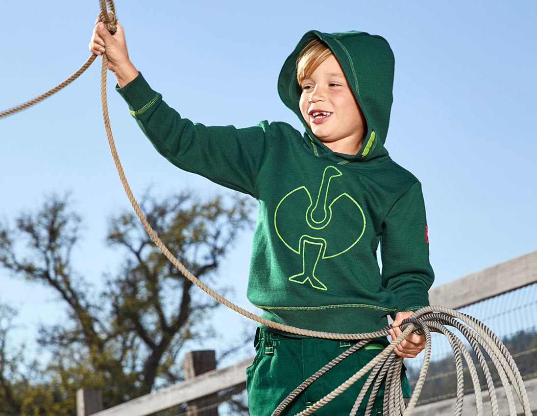 Shirts, Pullover & more: Hoody sweatshirt e.s.motion 2020, children´s + green/seagreen