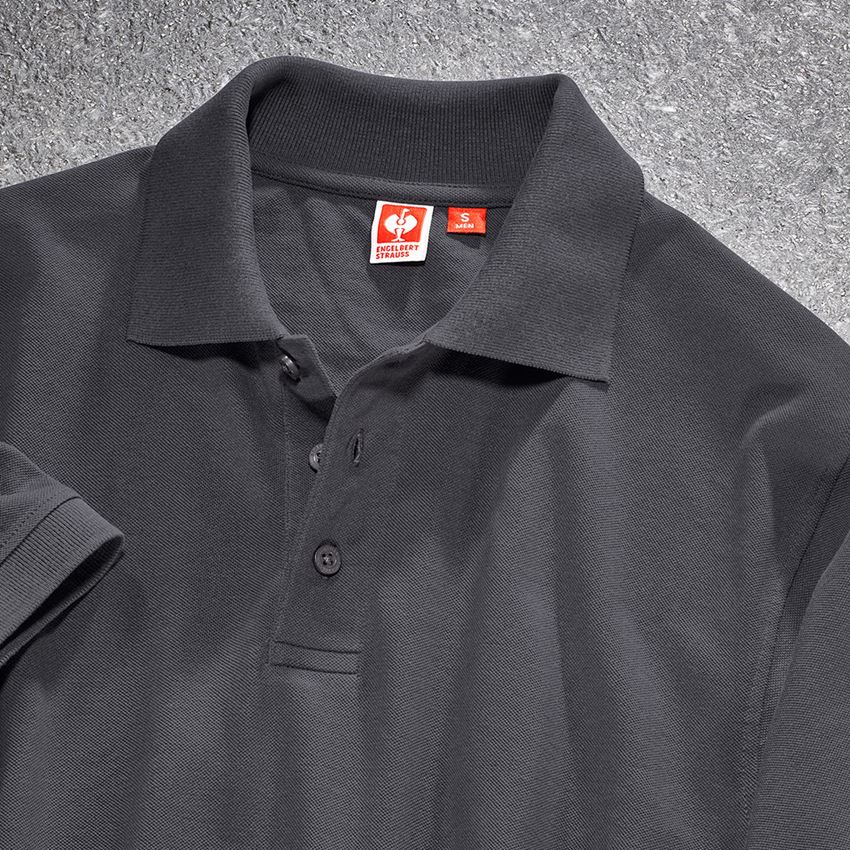 Shirts & Co.: Piqué-Polo e.s.industry + anthrazit 2