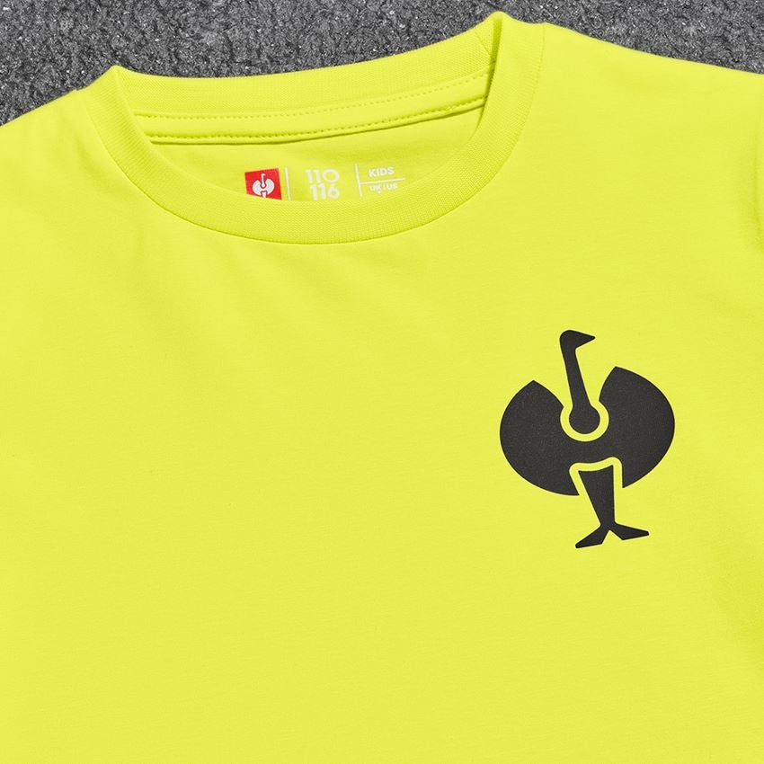 Shirts & Co.: T-Shirt e.s.trail, Kinder + acidgelb/schwarz 2