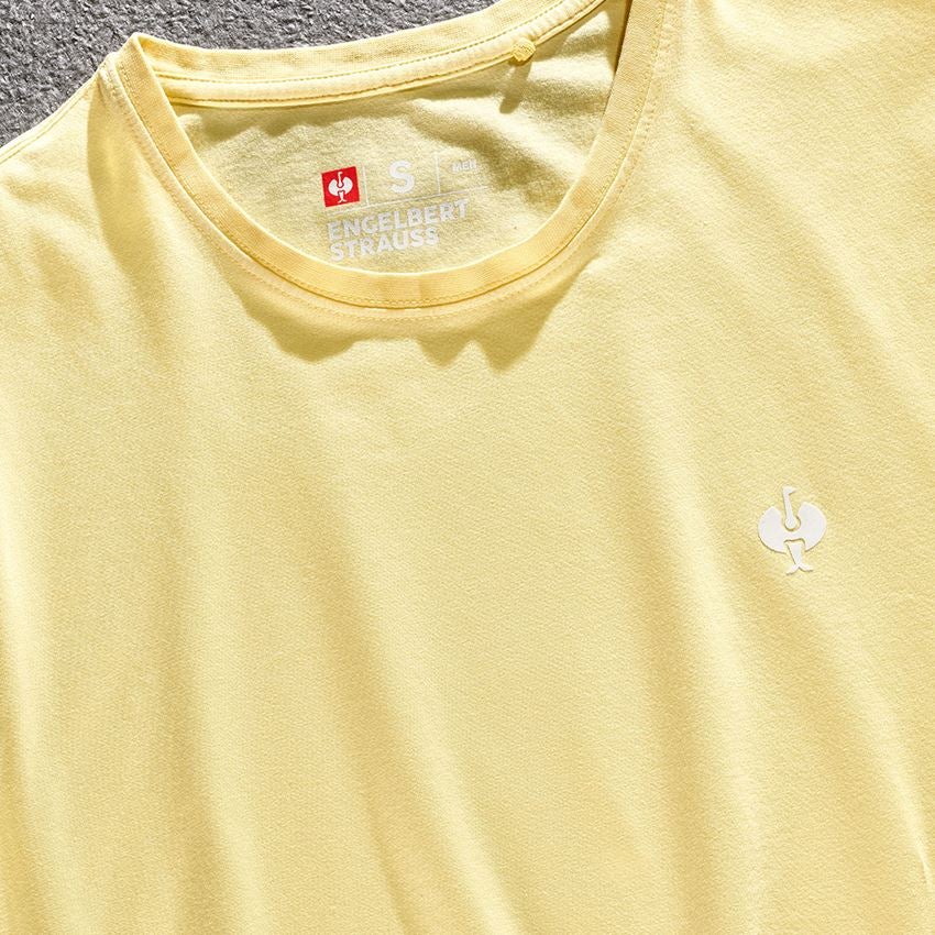Shirts & Co.: T-Shirt e.s.motion ten pure + hellgelb vintage 2