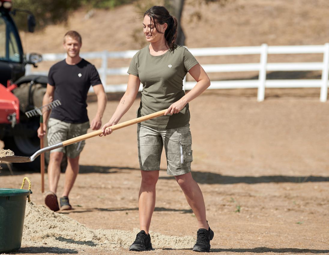 Hauts: T-Shirt e.s.motion ten pure, femmes + vert marais vintage 1