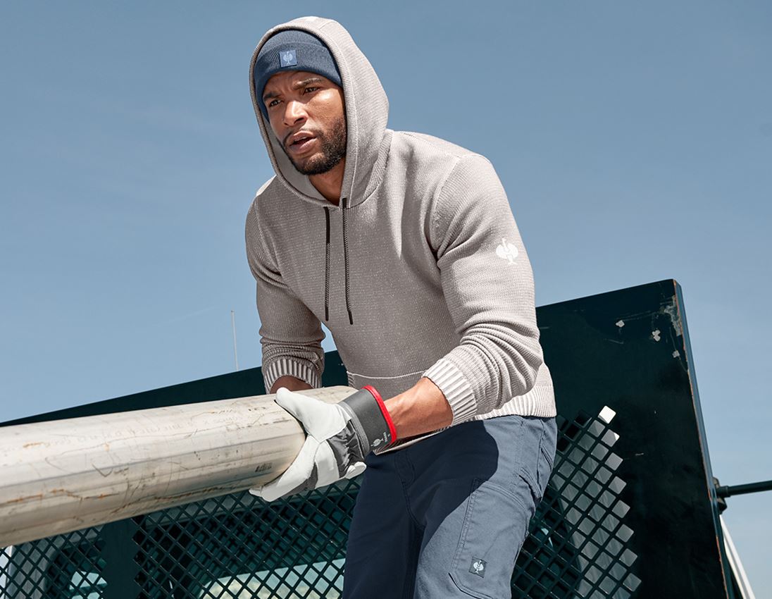 Shirts, Pullover & more: Knitted hoody e.s.iconic + dolphingrey 3