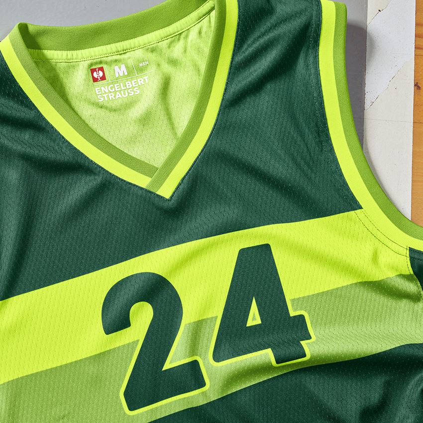 Shirts, Pullover & more: Functional tank-shirt e.s.ambition + green/high-vis yellow 2