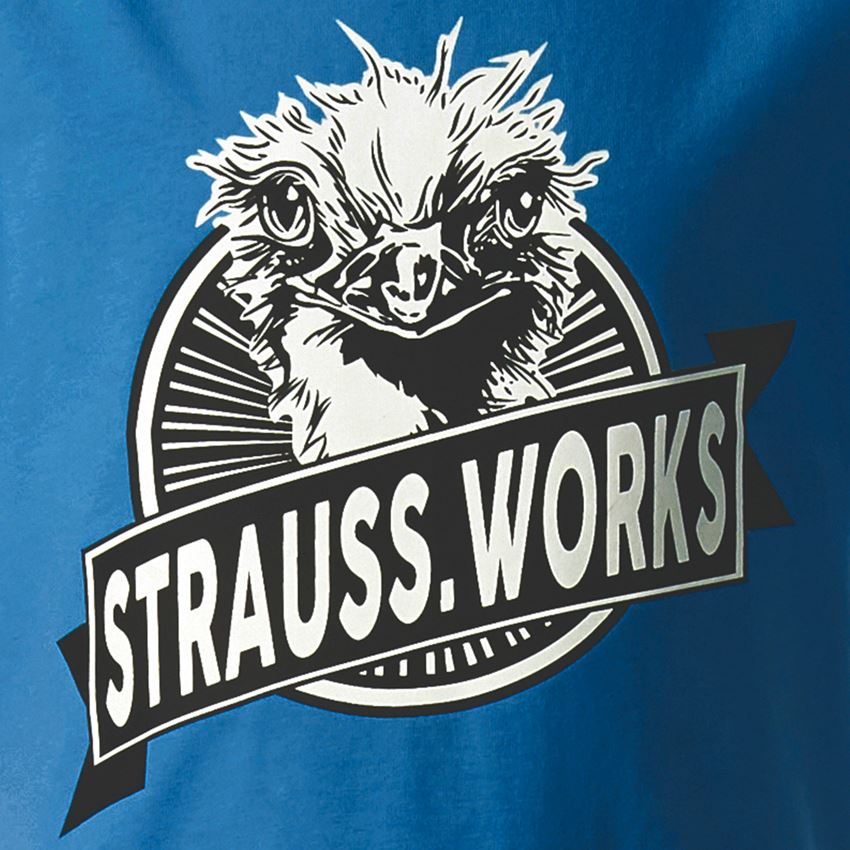 Shirts & Co.: e.s. T-Shirt strauss works, Kinder + enzianblau 2