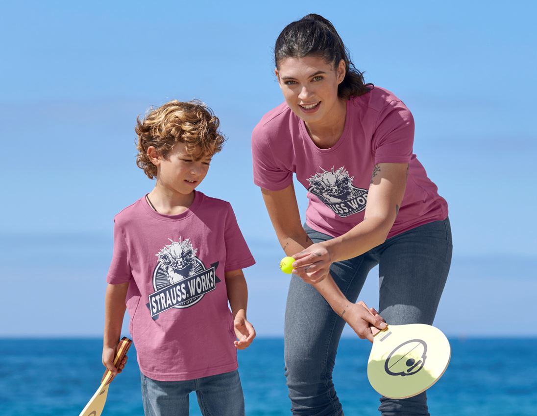 Bekleidung: e.s. T-Shirt strauss works, Damen + tarapink 2