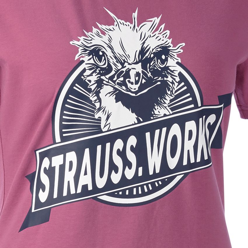 Bekleidung: e.s. T-Shirt strauss works, Damen + tarapink 2