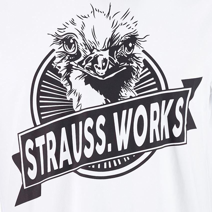 Shirts & Co.: e.s. T-Shirt strauss works + weiß 2