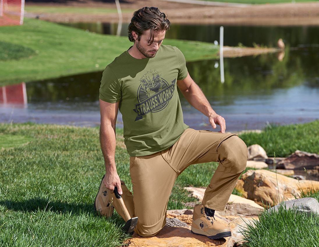 Shirts, Pullover & more: T-shirt e.s.iconic works + mountaingreen 1