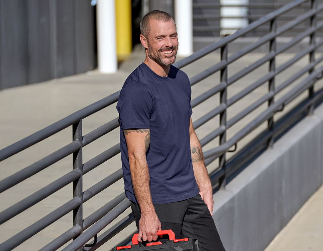 Shirts, Pullover & more: e.s. T-shirt cotton light + navy 2