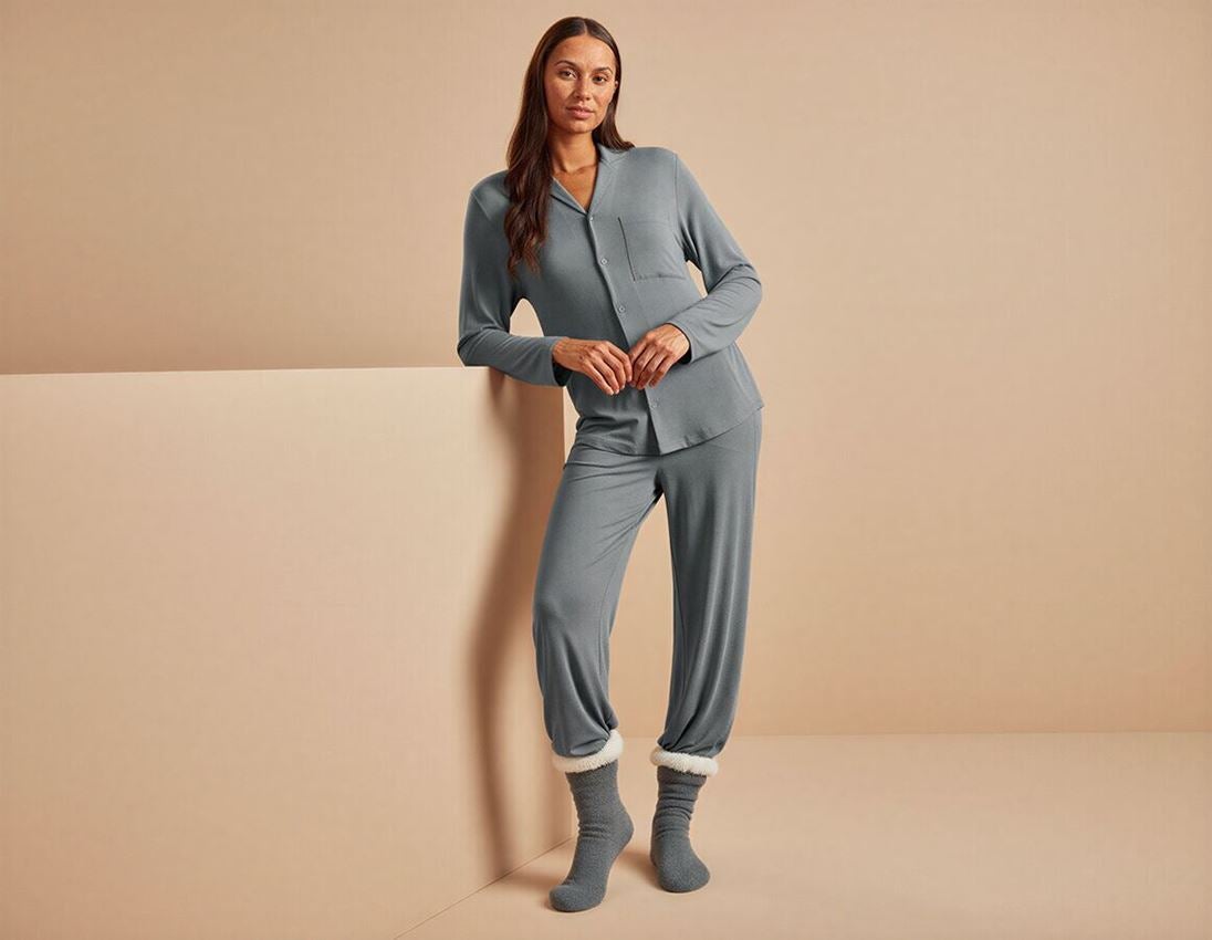 Accessories: e.s. Modal pyjama top, ladies' + nordicgrey 1