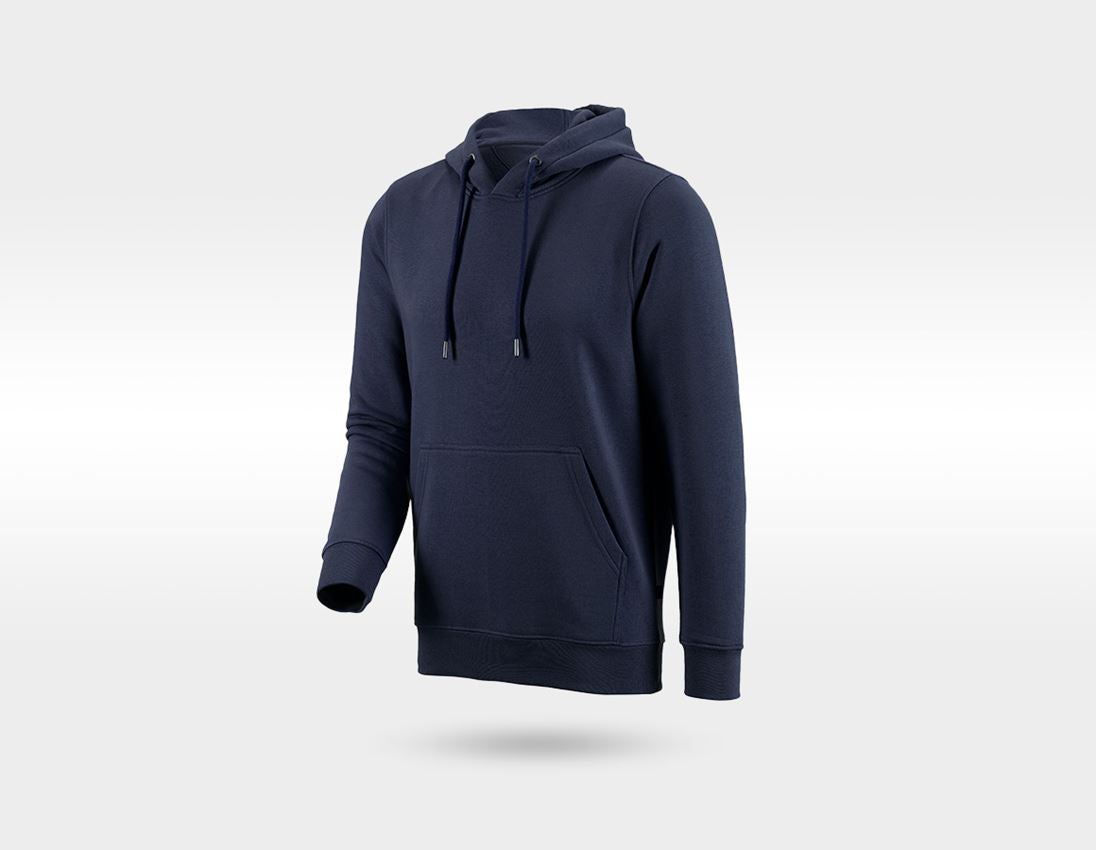 Clothing: SET: e.s. Hoody sweatshirt+ Sweatshirt poly cotton + navy 1