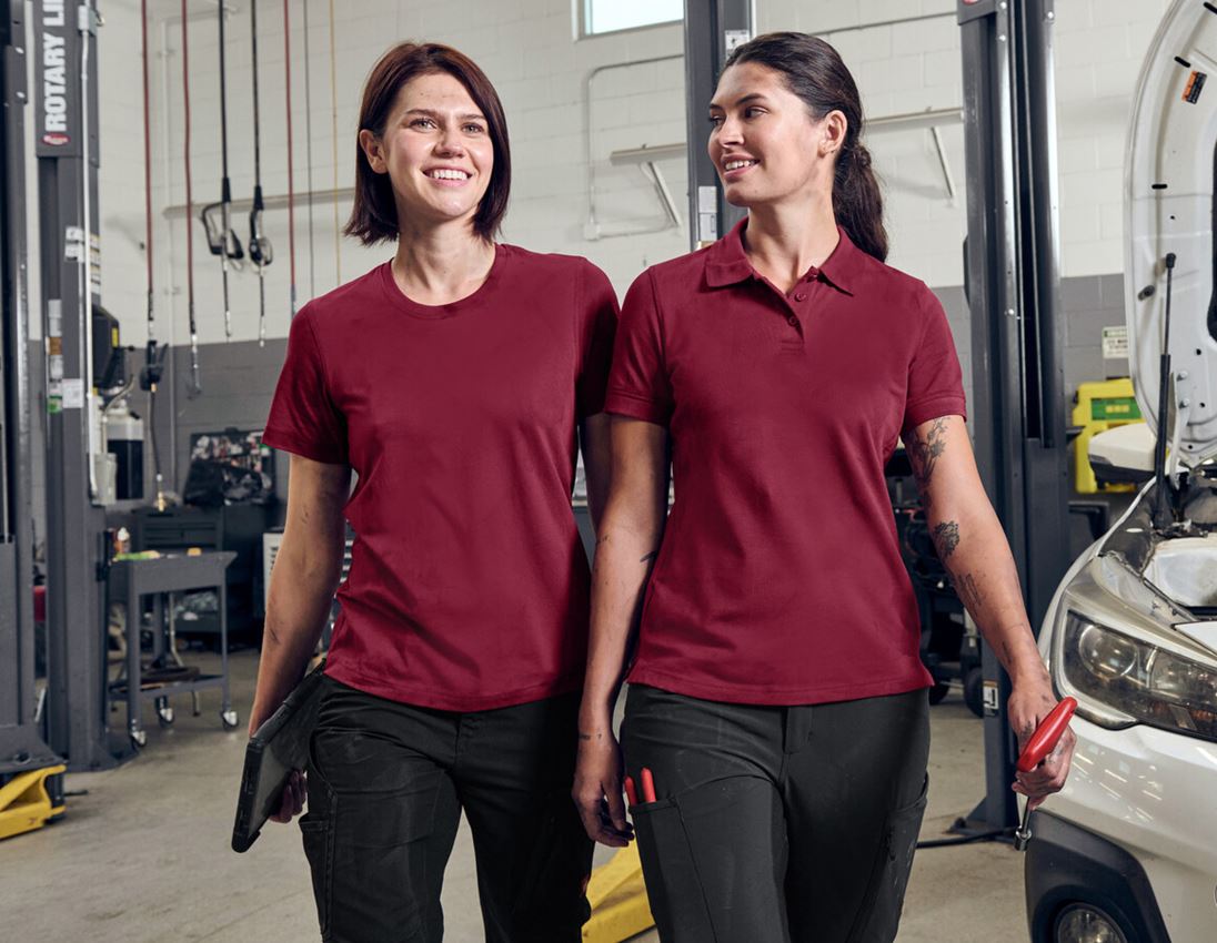Shirts, Pullover & more: T-shirt e.s.industry, ladies' + bordeaux 1