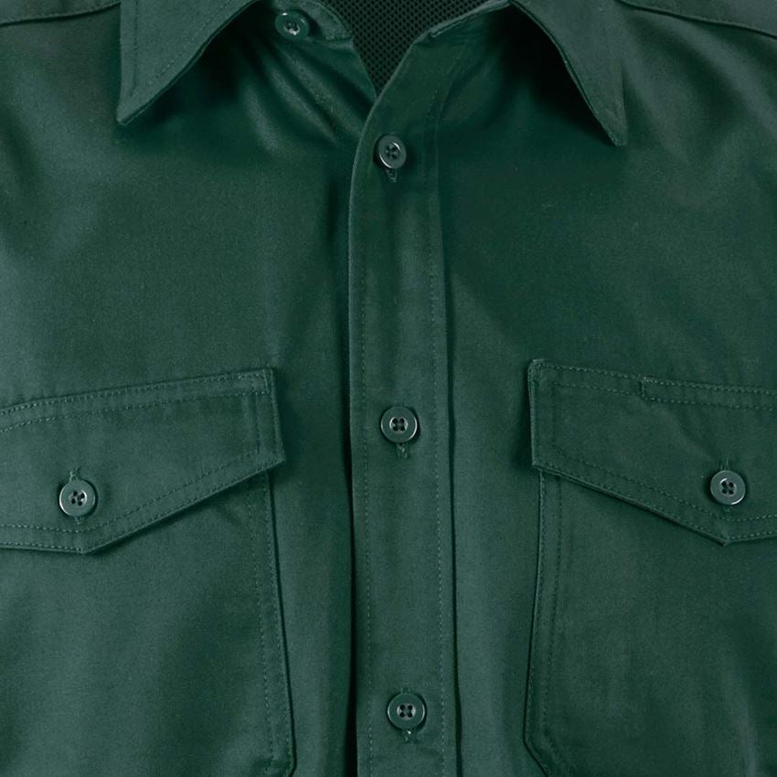 Shirts, Pullover & more: Work shirt e.s.classic, short sleeve + green 2