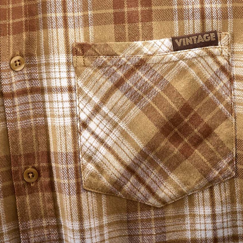 Shirts, Pullover & more: Check shirt e.s.vintage + sepia checked 2