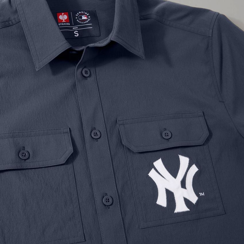 Collaborations: MLB™ Work shirt short sleeved + NY blue 2
