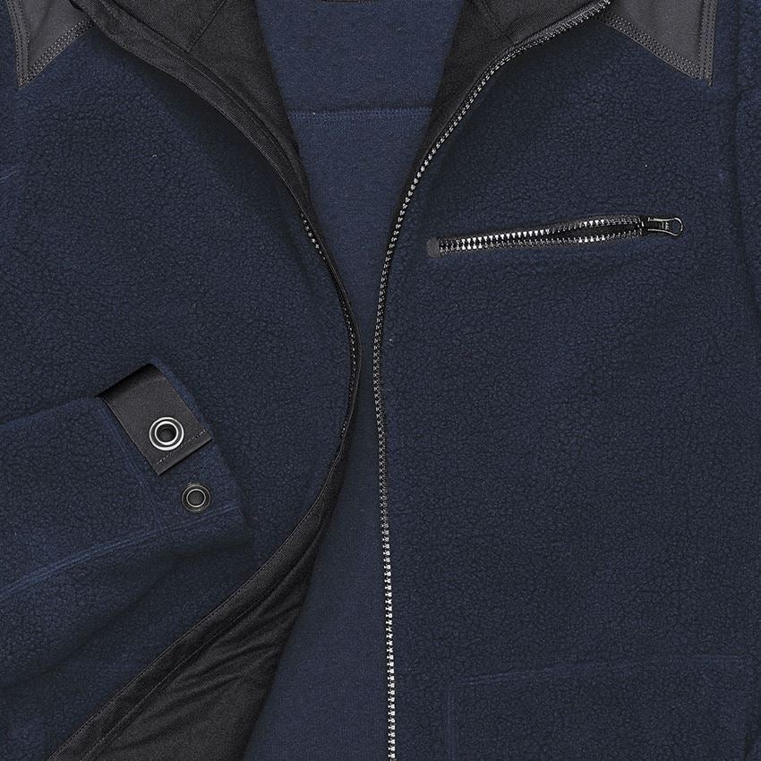 Cold: Faux fur jacket e.s.roughtough  + midnightblue 2