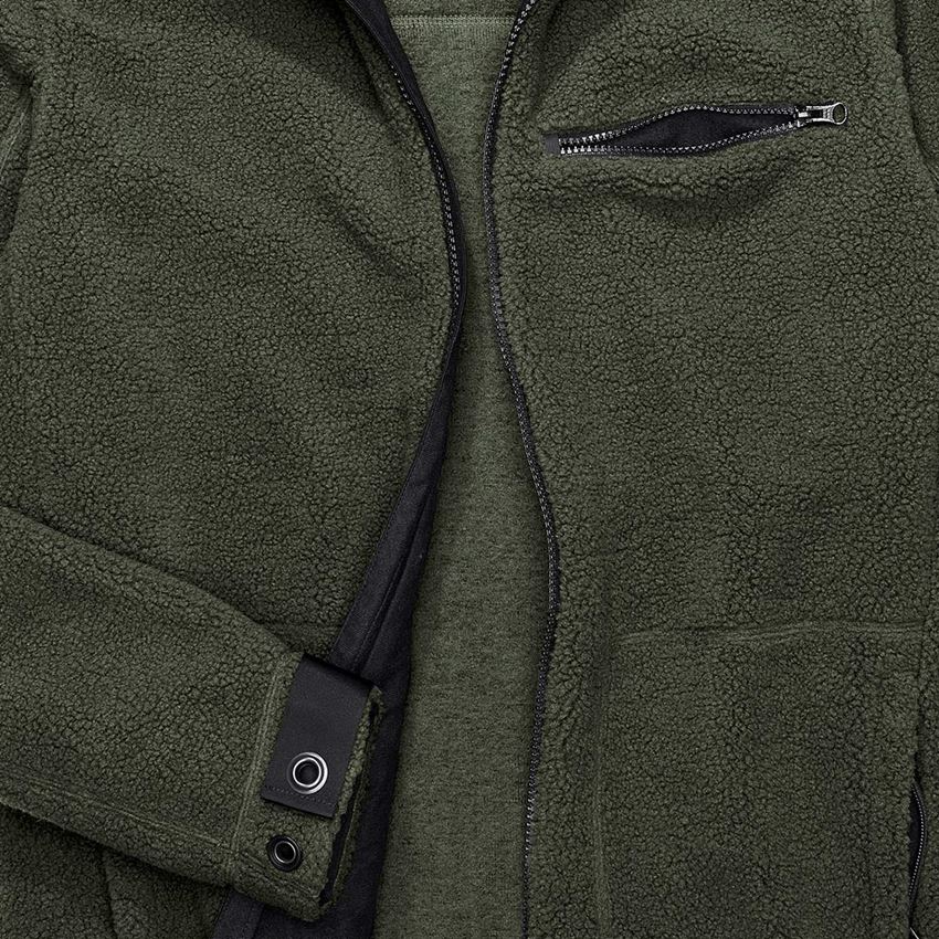 Cold: Faux fur jacket e.s.roughtough  + thyme 2