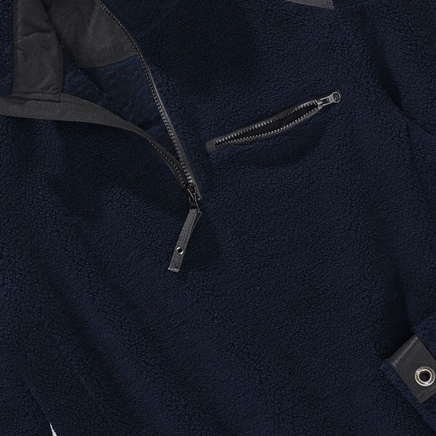 Hauts: Pull en fibres polaires e.s.roughtough + bleu nuit 2